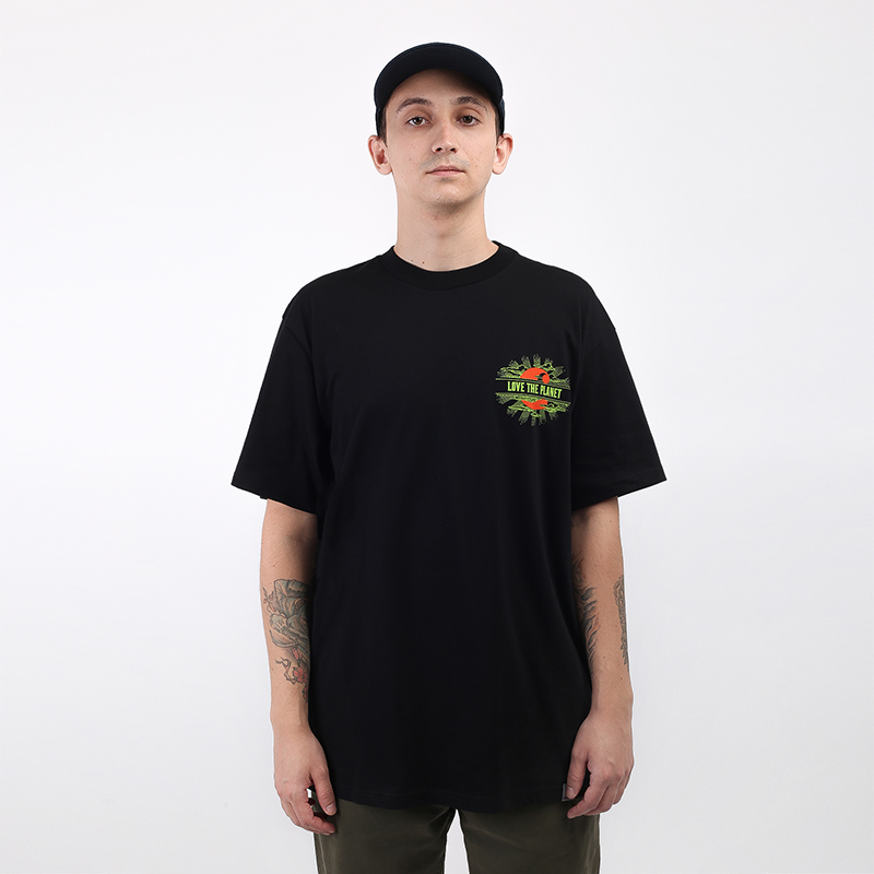 Мужская футболка Carhartt WIP Love Planet T-shirt (I028497-black)  - цена, описание, фото 1